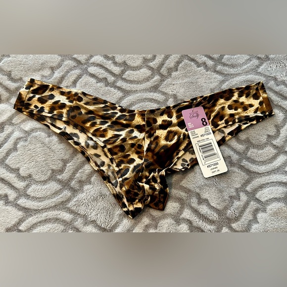 Smart & Sexy Leopard Print Panties Size 8 NWT Animal Print Briefs - Picture 1 of 5